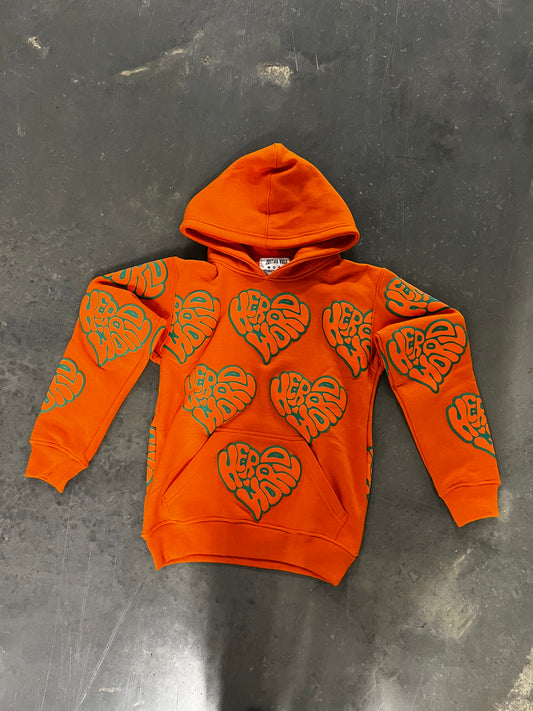 ORANGE HERWORLD HOODIE