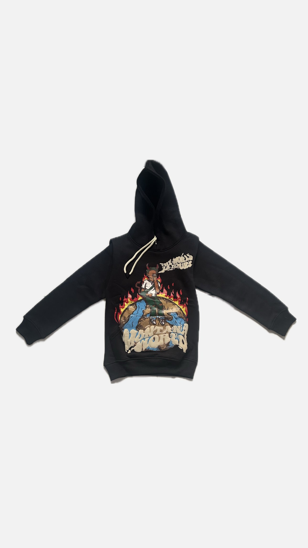 BLACK MONTANA WORLD HOODIE