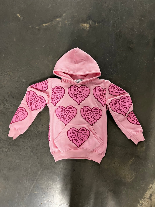Pink "HerWorld" Hoodie