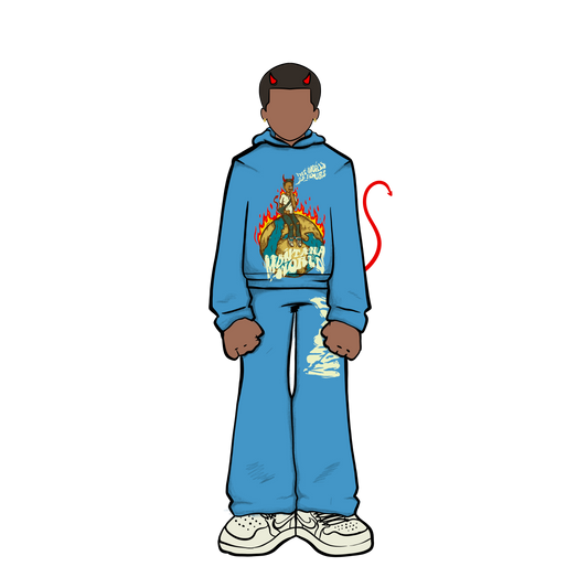 LIGHT BLUE MONTANA WORLD HOODIE