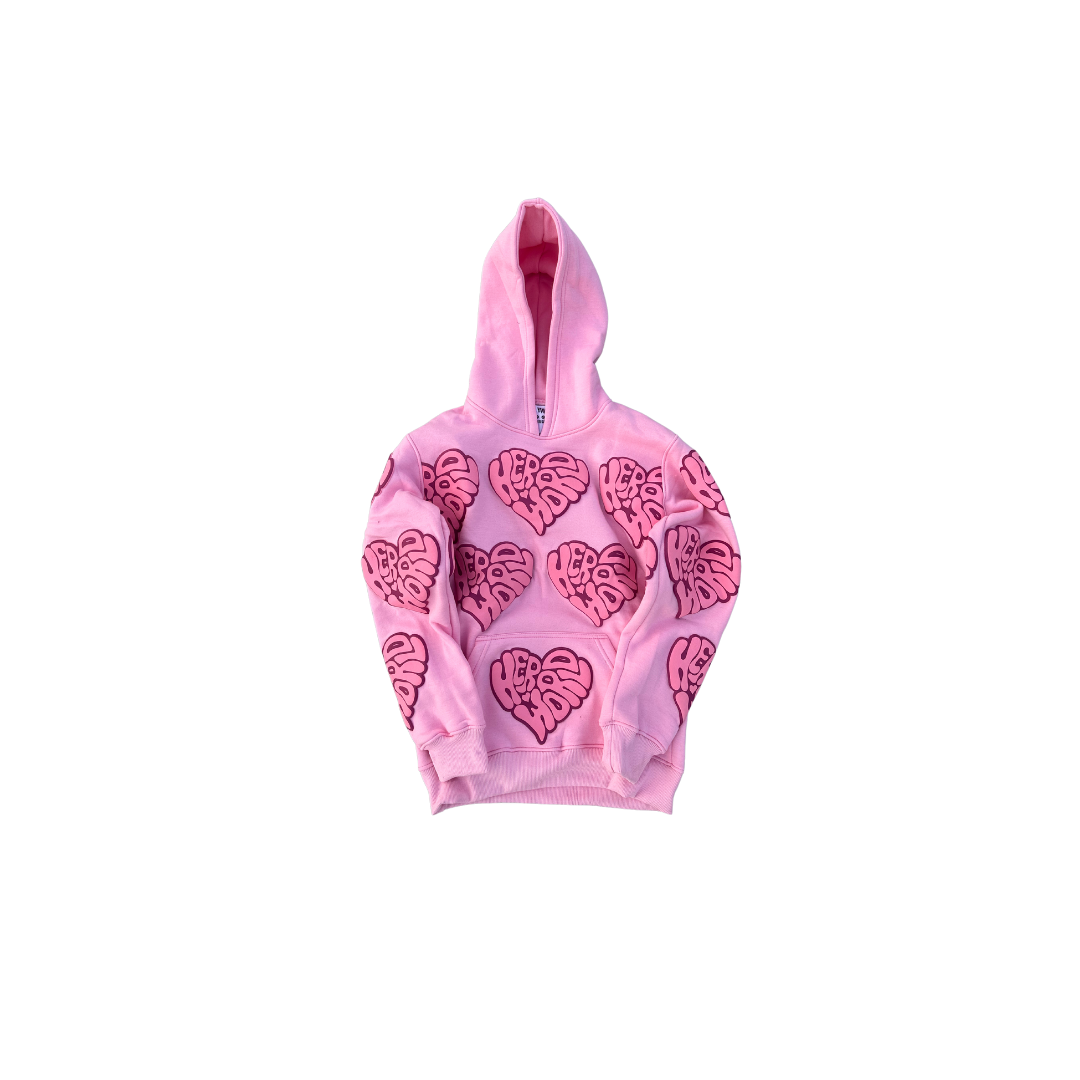 PINK HERWORLD HOODIE